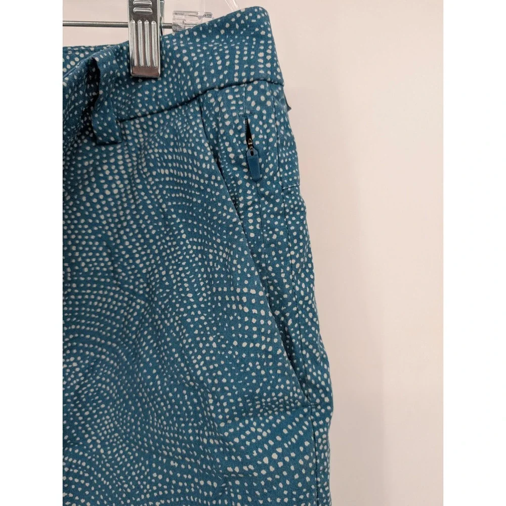Lululemon Commission Short Dot Print Wave Teal Blue Men's Size 36 Chino ABC